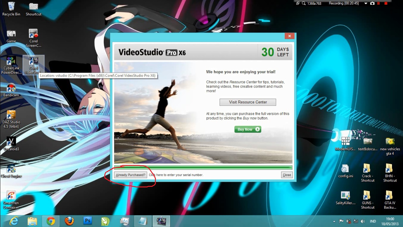 corel videostudio pro x6 ultimate has stopped working