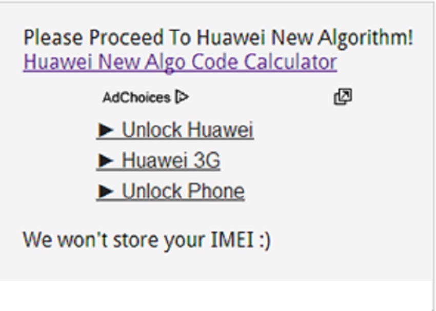 free huawei unlock code calculator online